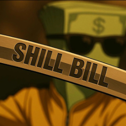 Shill Bill logo Shill Bill crypto logo