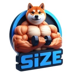 SIZE logo SIZE crypto logo