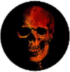 Skull crypto logo
