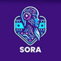 Sora AI coin logo