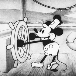 Steamboat Willie logo Steamboat Willie crypto logo