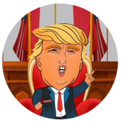 Trump Mania logo Trump Mania crypto logo