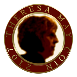 Theresa May Coin logo Theresa May Coin crypto logo