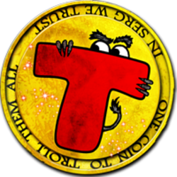 Trollcoin coin logo