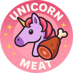Unicorn Meat logo Unicorn Meat crypto logo