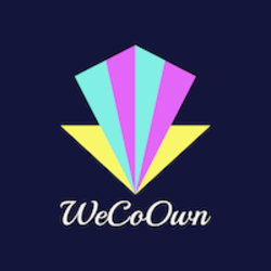 WeCoOwn logo WeCoOwn crypto logo