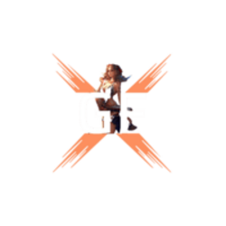 X GF crypto logo