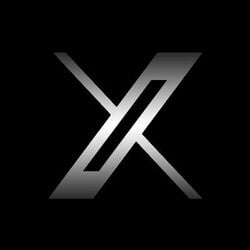 X crypto logo