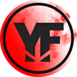 Yearn Finance Red Moon crypto logo