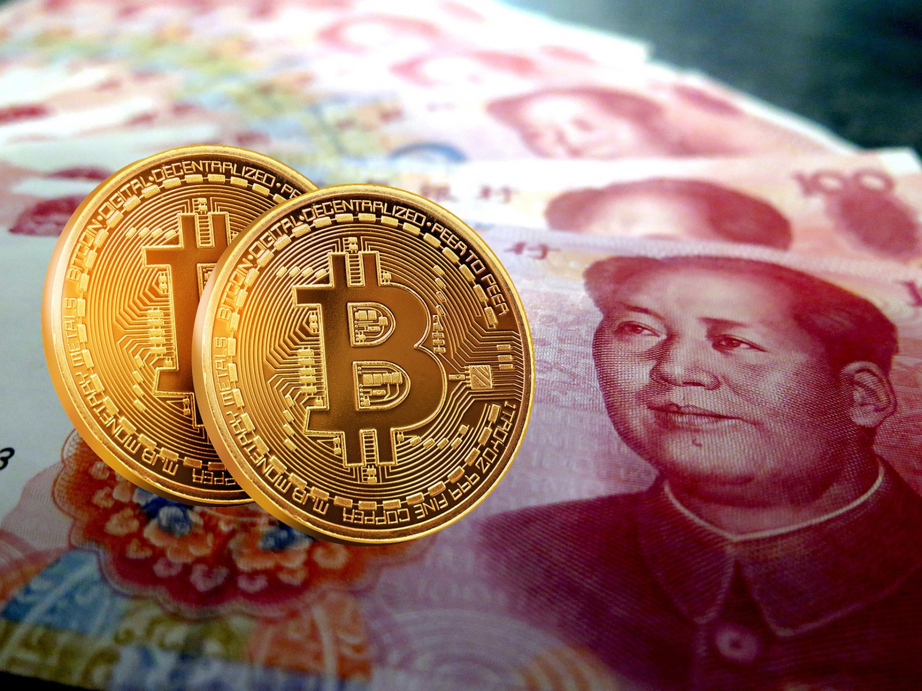 Bitcoin and china image