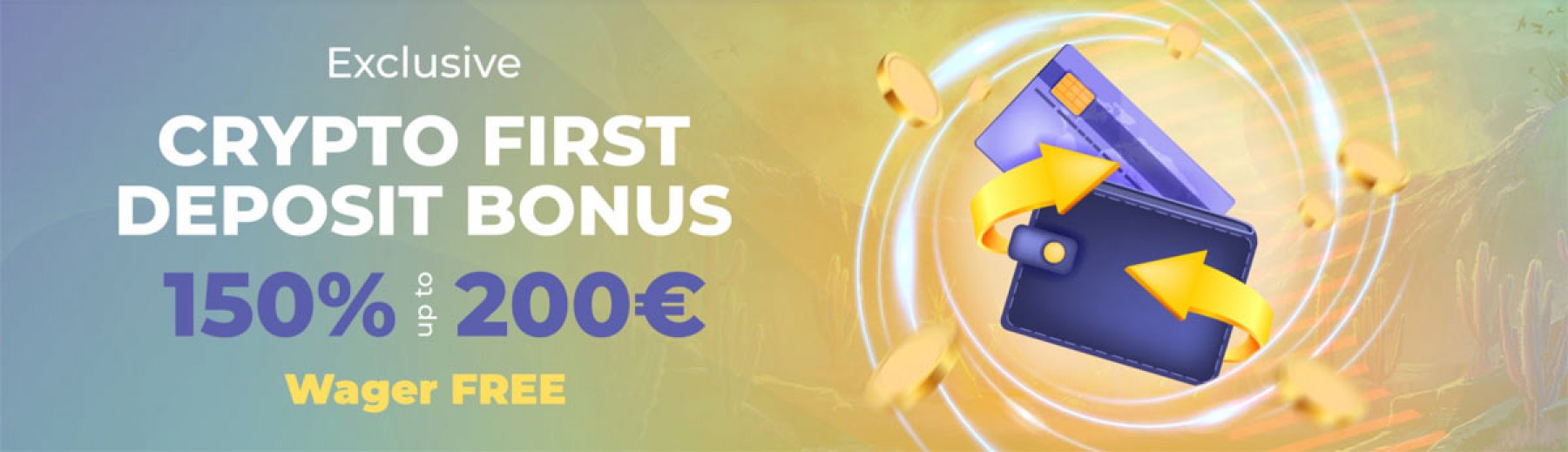 Crypto welcome bonus