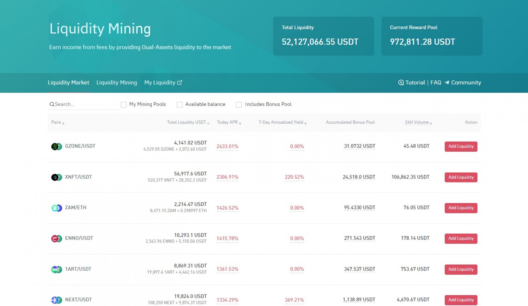 Gate.io Liquidity Mining